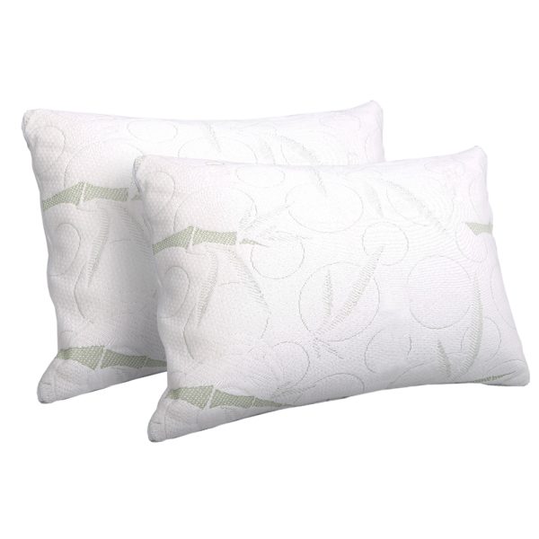 Bamboo Pillow Set with Memory Foam