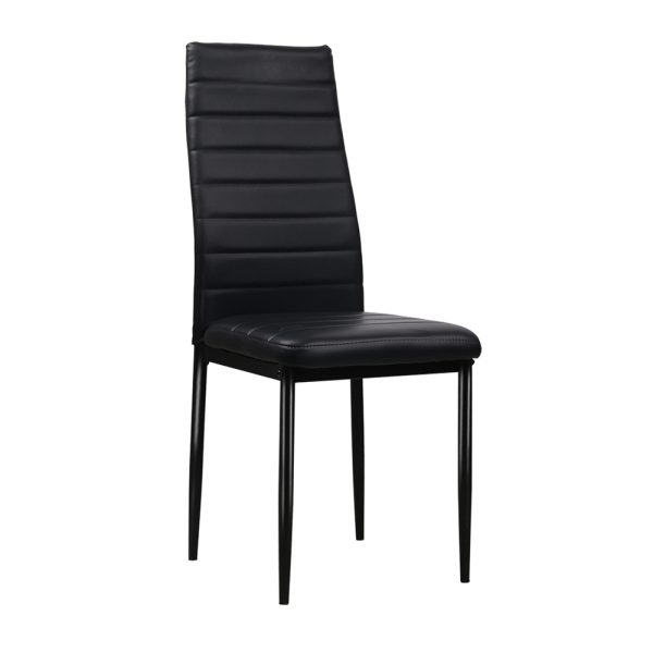 PVC Leather Dining Chairs (Set of 4)