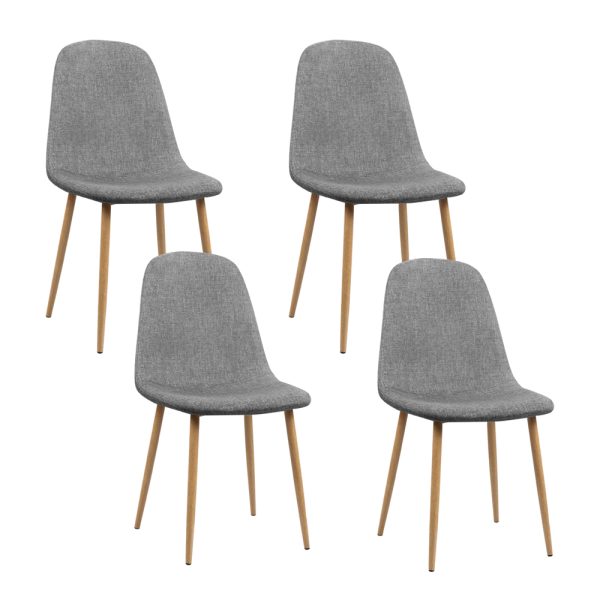 Fabric Dining Chairs (Set of 4)