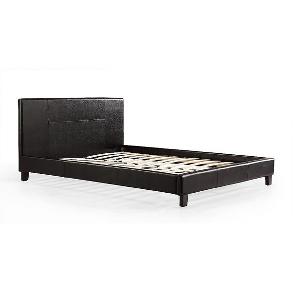 White Queen Leather Bed Frame