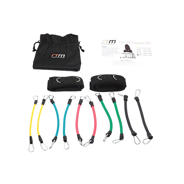 13PC Kinetic Fitness Resistance Bands
