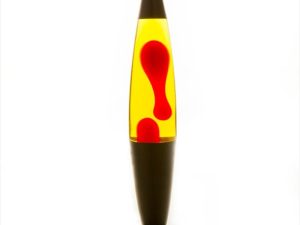 Black/Red/Yellow Peace Motion Lamp