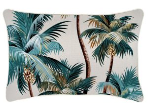 Cushion Cover - Palm Trees Natural