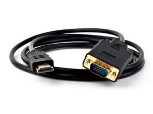 1.8M 6 Feet HDMI Male to VGA Male Cable for Computer, Laptop, PC, Monitor ETC