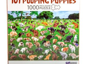 101 Pooping Puppies 1000 pc Jigsaw Puzzle
