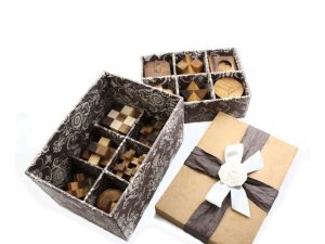 12 Puzzle Brain teaser interlocking wooden Puzzle set in a Deluxe Gift Box -for kids or adults
